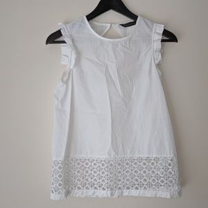 Zara Basics Blouse with Cage Detail